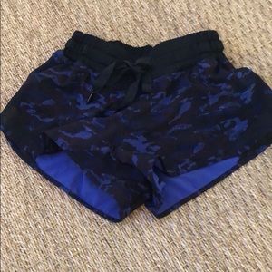 Not sold blue camo shorts